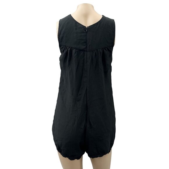 Jen's Pirate Booty for Free People Black Crochet Lace Romper Playsuit Women XS - Picture 5 of 15